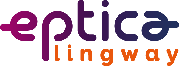 Logo eptica, texte: "lingway"
