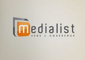Logo Médialist, texte: Sens et cohérence